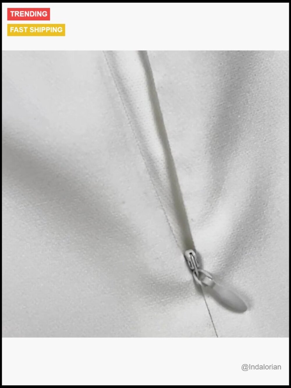 Backless Strappy Halter Dress, Lightweight Fabric, Adjustable Spaghetti Straps - Picture 7 of 7